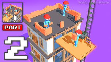 My Tiny Tower - Gameplay Walkthrough Part 2 - Tutorial Build a High Tower (iOS, Android)