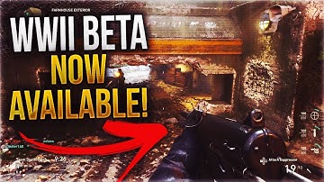 CALL OF DUTY®: WWII BETA NOW PLAYABALE! (1 DAY EARLY ACCESS)