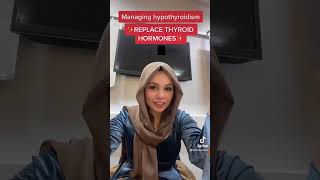 Managing hypothyroidism #hypothyroid #hypothyroidism #management #levothyroxine #treatment #hormones