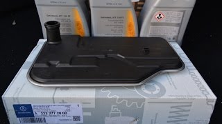 Mercedes W164 OM642 3.0 V6, Замена масла АКПП Mercedes W164 OM642 3.0 V6, Замена масла АКПП