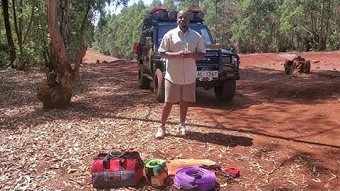 RECOVERY GEAR : HOW TO USE WINCH EXTENSION , TREE TRUNK PROTECTOR , WINCH DAMPENER