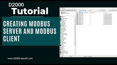 4. Creating Modbus server and Modbus client