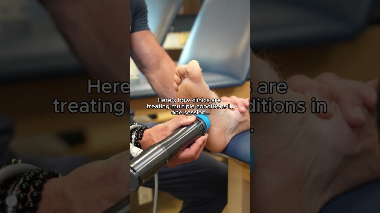 What laser and shockwave therapy can do for your pain #shorts