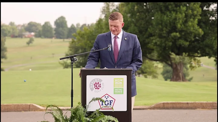 Tennessee Golf Foundation joins Nashville mayor John Cooper to announce Shelby Park renovations