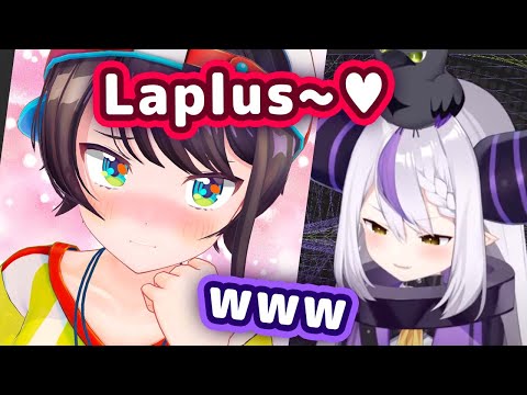 MeSubaru Challenges Laplus’s Girly Voice but Ends Up Losing? 【ENG Sub/Hololive】
