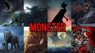 MONSTER (Skillet) - vilões - jurassic world, monsterverse, the lion king, the jungle book, dinosaurs