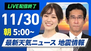 ウェザーニュースの配信のサムネイル画像