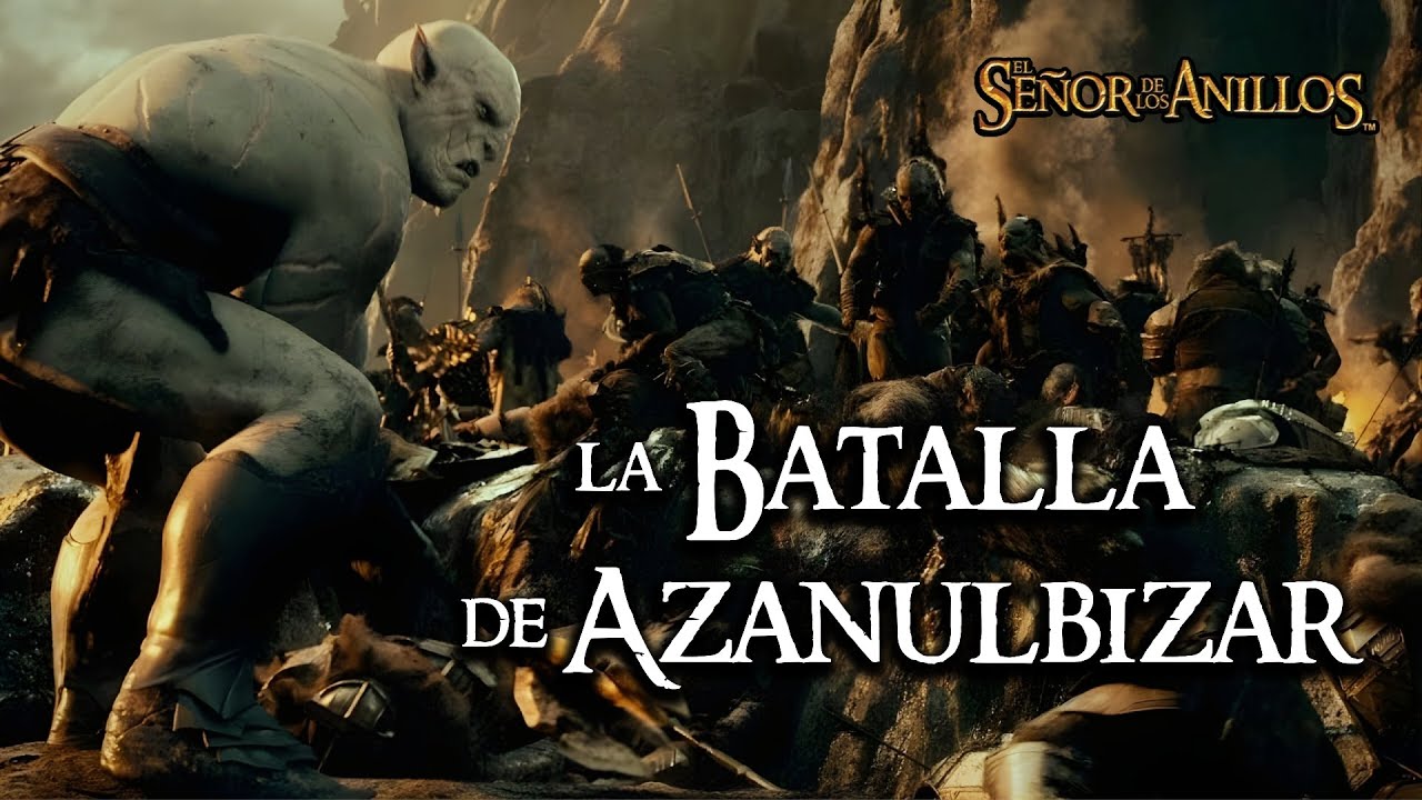 ENANOS vs ORCOS | La batalla de AZANULBIZAR | Historia del Hobbit de El Señor de los Anillos