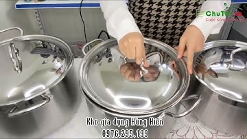 Nồi luộc gà inox 3 đáy Fivestar - Dùng được trên bếp từ, Inox cao cấp an toàn cho sức khỏe