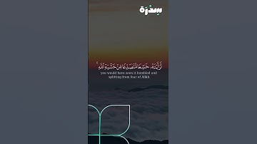 #تلاوة خاشعة بصوت #هيثم_الدخين سورة #الحشر اية 21 #quran #قران_كريم #اجر_لي_ولك
