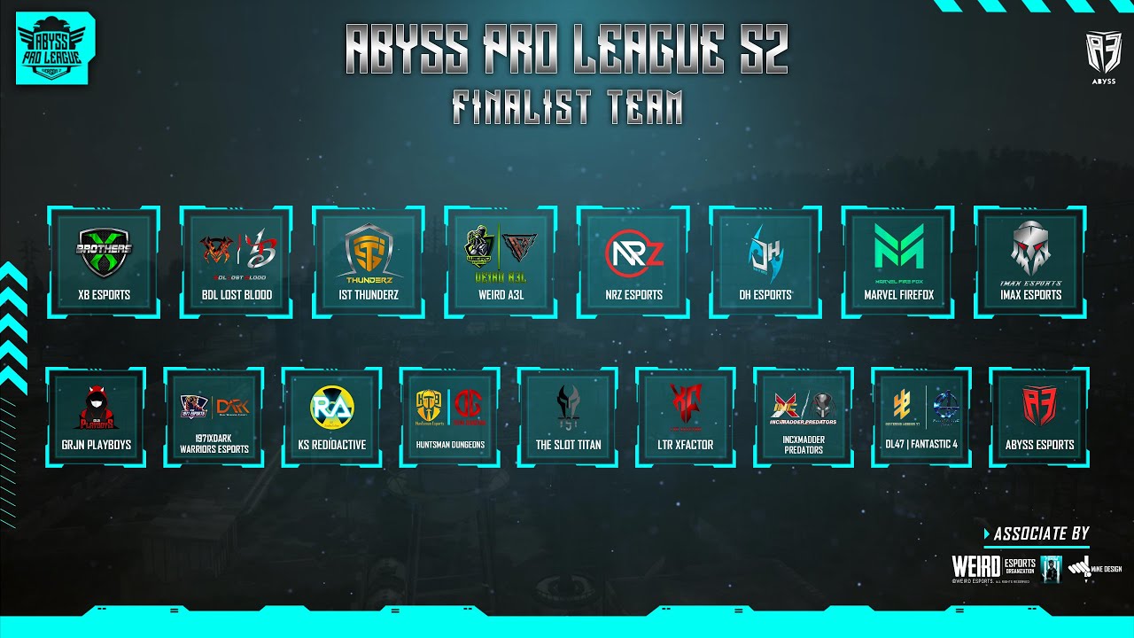 ABYSS PRO LEAGUE SEASON 2 || GRAND FINAL || WEIRD ESPORTS - YouTube