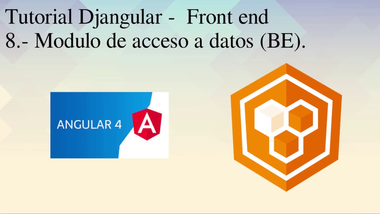 Tutorial app Django Angular - 8: Acceso a datos - YouTube