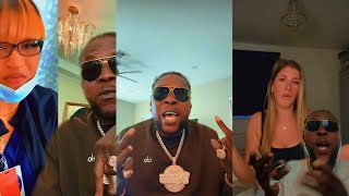 Download Lagu VYBZ KARTEL VIBING TO HIS UNRELEASED SONG SYM \u0026 I CALLED WITH HIS INTERNATIONAL FANS👀👂🤔🥶😱 MP3