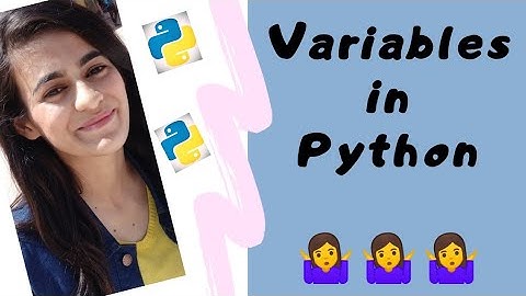 #6 Variables in Python