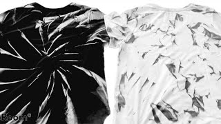 Using (2) Fabric Sprays On (2) Different Colored T-Shirts - Swirl &amp; Scrunch Tie Dye Effect
