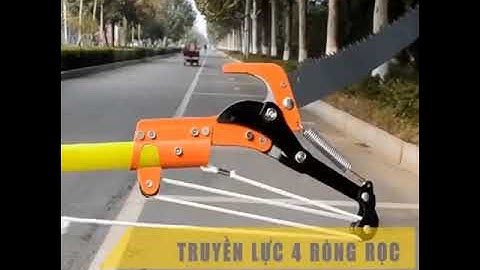 Kéo Cắt Cành Trên Cao Kèm Cưa | Giúp bạn cắt ngọt cả những cành cây to chỉ bằng một cú giật nhẹ.