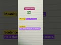 Expression word with meaning and sentence(flex)#viral shots#spoken English #betterlearning