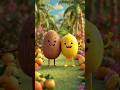 Coconut &amp; Lemon’s Happy Fruit Garden Adventure 🍋🥥#FruitCartoon#KidsCartoon#3DCartoonStory#Food