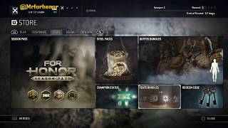 For Honor - In game Store and in game currency buying options