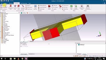 How to make H plane Tee from CST