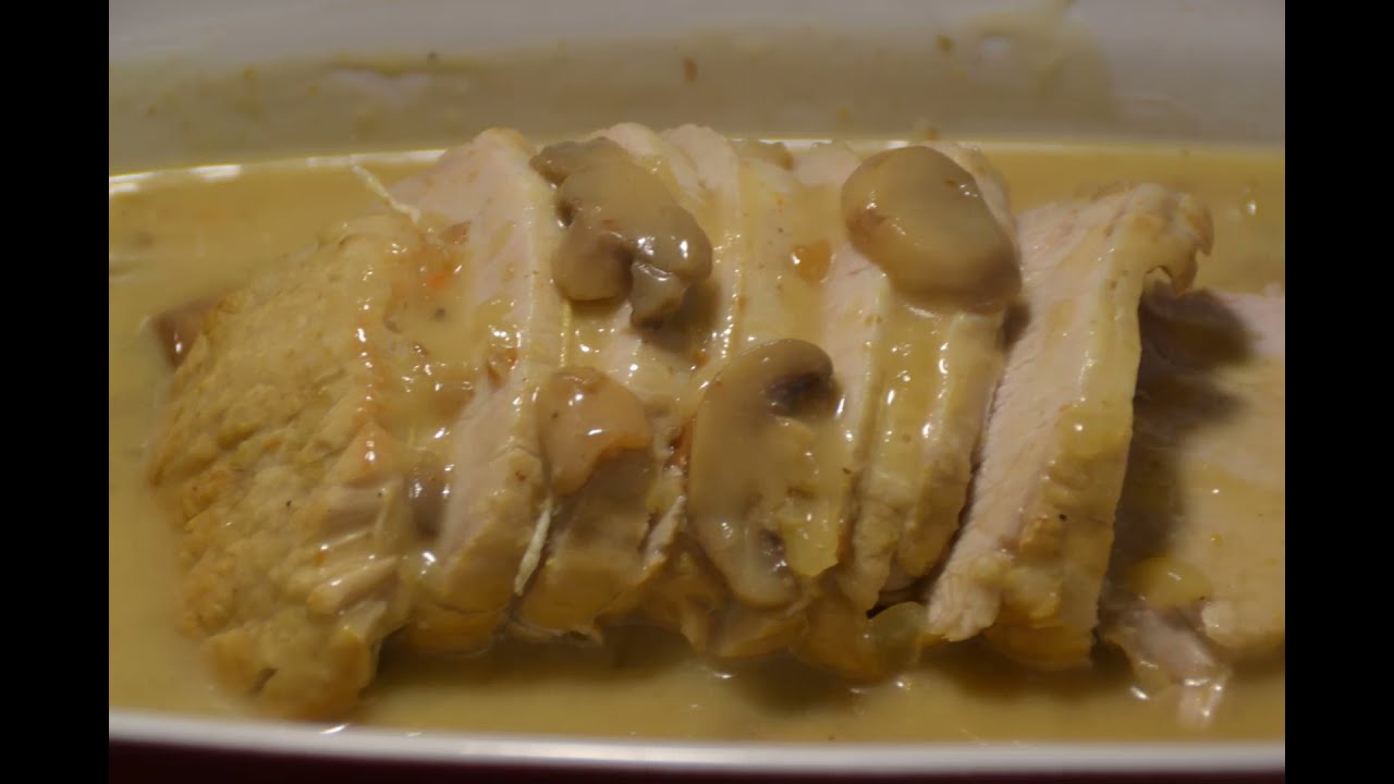 Rôti de porc sauce moutarde cookeo - YouTube