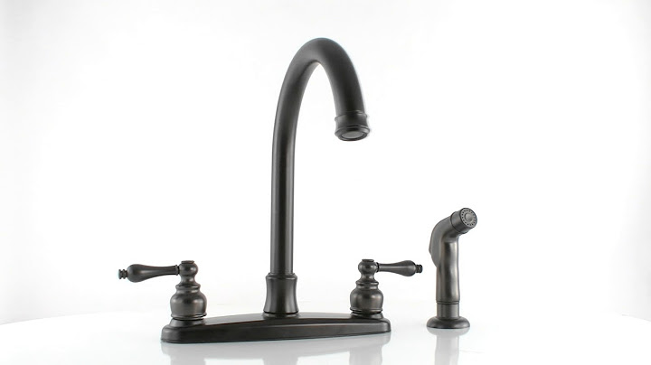 Kingston brass oil rubbed bronze kitchen faucet