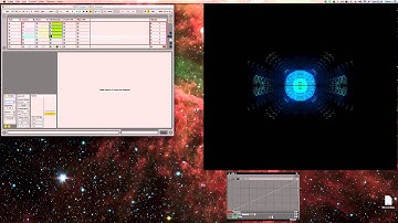 Ableton Live + VDMX Live visuals via midi test