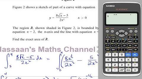 WMA12/01 Edexcel IAL P2 OCT 2019 Q8  Applications of Integration, Area under Curves
