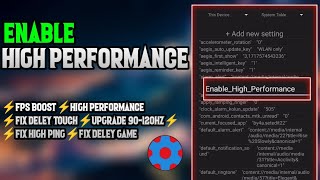 🚀Enable High Performance Smooth On Android With Set Edit Tweaks⚡ Without Root Fix Deley -Goodbye Lag screenshot 3