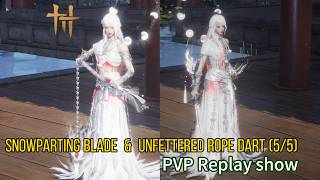 WWM Meta-Defying Weapon PVP Show|Snowparting Blade&Rope（5/5）