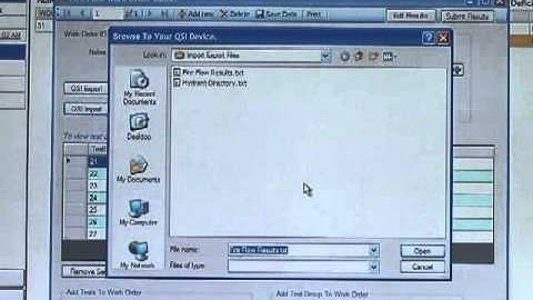Importing When Creating New Hydrant & Test in the Field:  Import Test from QSI to IMS