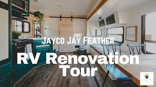 Renovated RV Tour. Before and After!