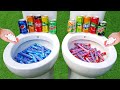 TOILETS vs MENTOS, Coca Cola, Fanta, Pepsi, Fuse Tea, Mtn Dew, Fruko, Yedigün in the toilet