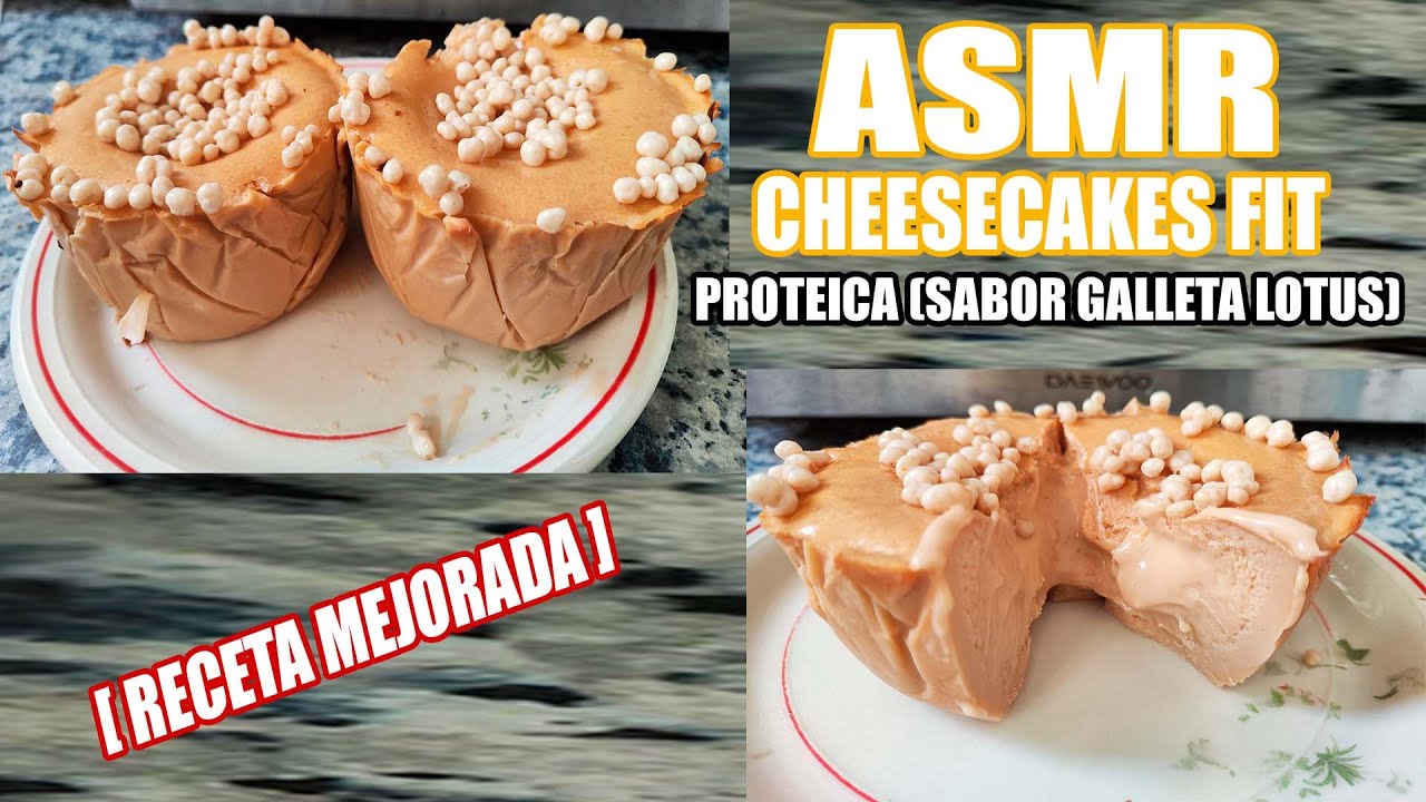 ASMR | 🍰 Cheesecakes Fit Proteica (RECETA MEJORADA) + Desayuno Saludable