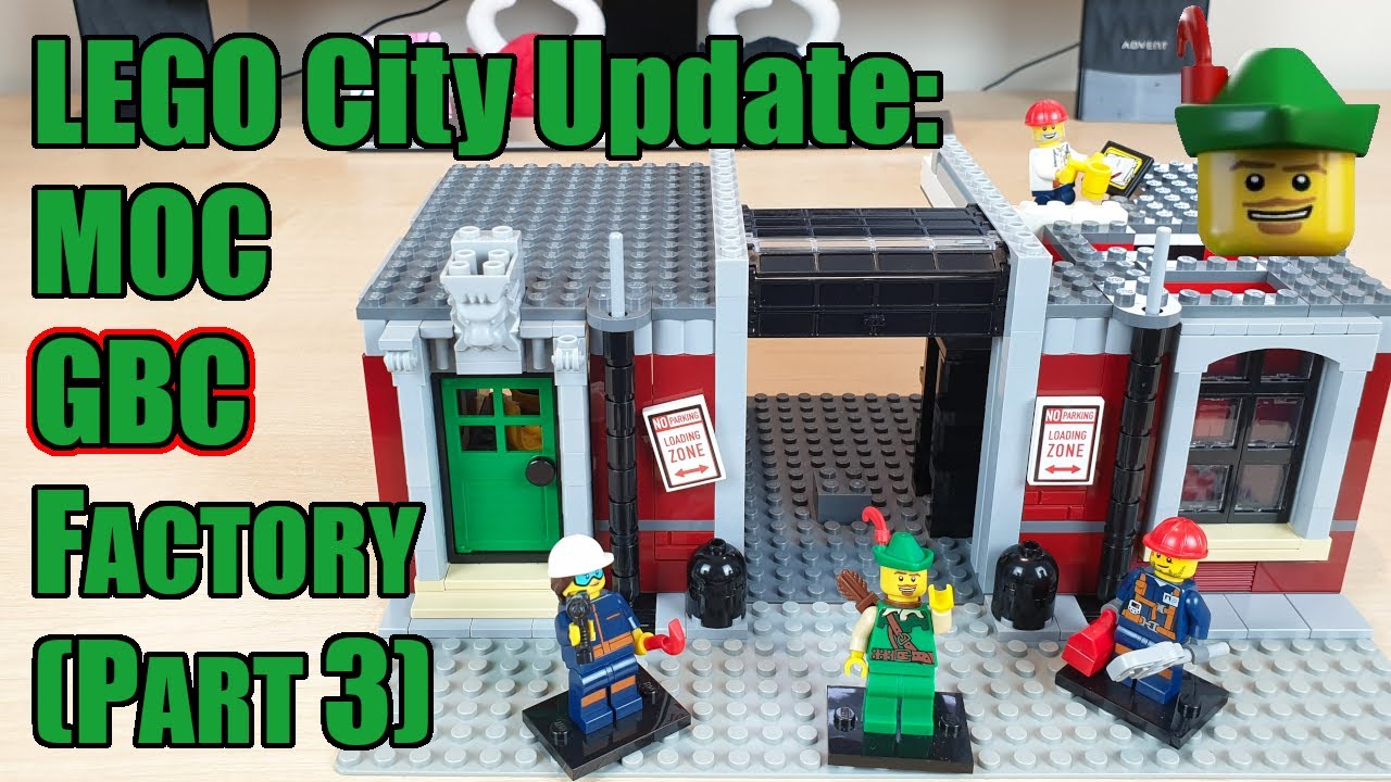 Mentor Helt tør Det er billigt LEGO City Update - GBC Factory MOC Part 3 🏭🏹 - YouTube