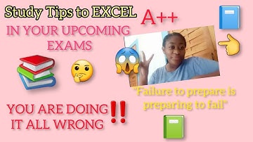 STUDY TIPS FOR YOUR UPCOMING EXAMS|■HOW TO EXCEL(CXC, COLLEGE, HIGH SCHOOL, ETC.)🌟💫⭐