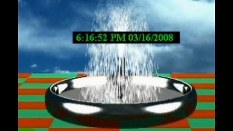 Create Fountain by using Spray(Particle system),  Gravity, Deflectors in 3ds Max.