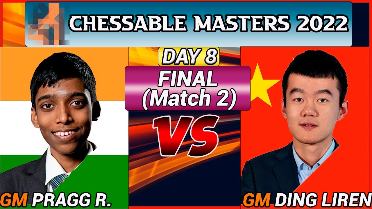 Chessable Masters 6: Pragg-Ding in the final as Carlsen & Giri knocked out