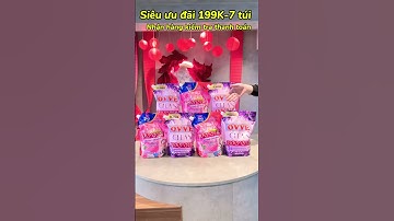 Siêu ưu đãi 199k-7 túi nước giặt Thái #TVT