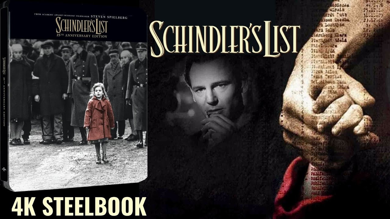 Schindler's List 4K Ultra HD Blu-ray Steelbook - YouTube