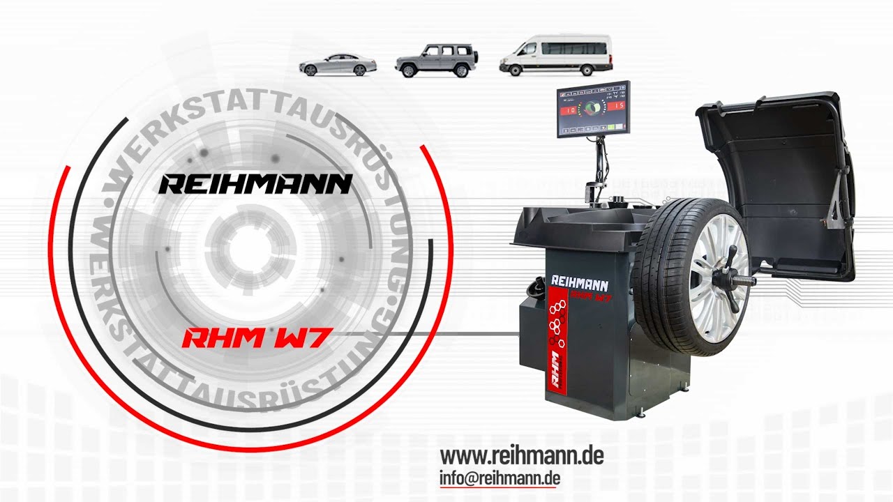 Aparat echilibrat roti Reihmann RHM W7 Functionare