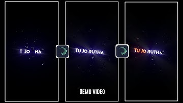 New trending lyrics status editing alight motion || Lyrical rain drop status editing alight motion