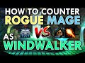How to Counter Rogue Mage in 2s as a Windwalker Monk - Rank 1 WW - Shadowlands