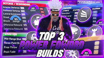 Top 3 MOST OVERPOWERED POWER FOWARD BUILDS on NBA 2k20!!!