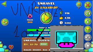 Unravel by zAlexBr30 100% [3 coins] + Presentación del canal | Geometry Dash