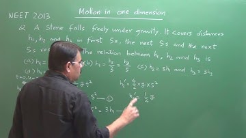 NEET Previous 10 Years  (Motion in One Dimension )-Vivek Phalke PHYSICS