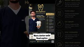 Home Remedy Tips for a Better Smile DEV DONTICS #dentalcare #dentalclinic #smiledesignl #devdontics