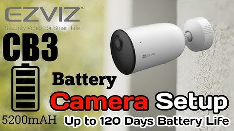 EZVIZ CB3 Battery Camera Unboxing & Setup |EZVIZ CB3 Full Setup