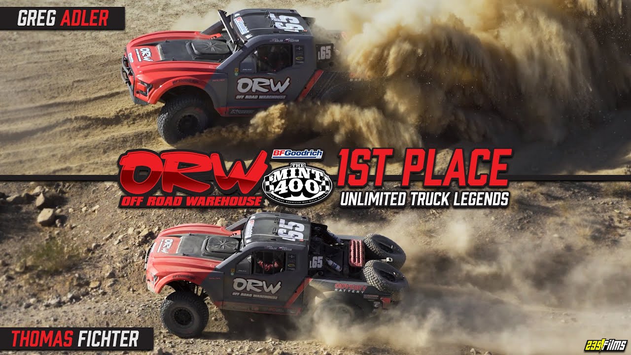 Thomas Fichter & Greg Adler WIN the 2021 Mint 400!