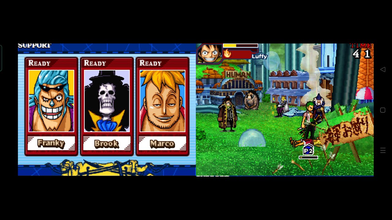 Gameplay One piece gigant battle nitendo Ds - YouTube